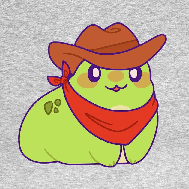 Cowboy Frog by Sunnbunnart